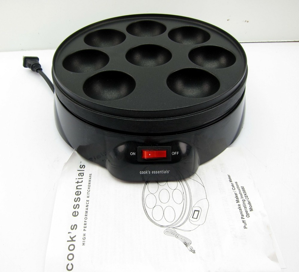 NEW Cook's Essentials Puff Pancake / Cake Maker with Instructions CEKS880