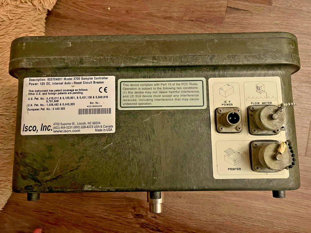 ISCO 3700 Water Sampler Controller 60-3700-4001 Head Only