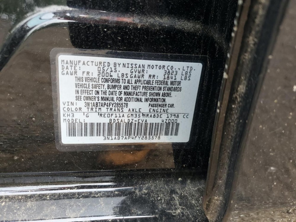 Camera/ Projector Rear View Camera Decklid Mounted Fits 2015 18 SENTRA OEM