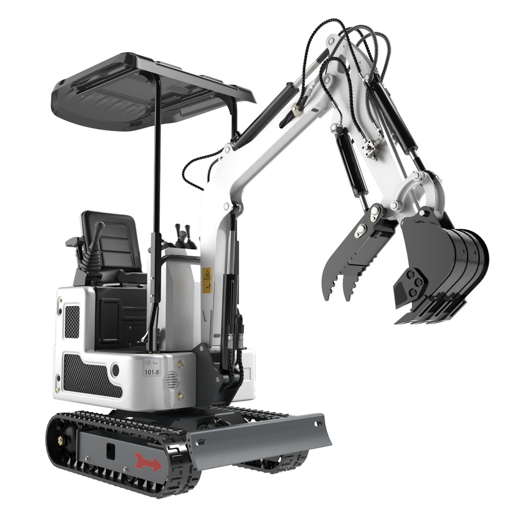 1Ton Mini Excavator with B&S EPA Engine Hydraulics Digger 13.5HP Pilot Control