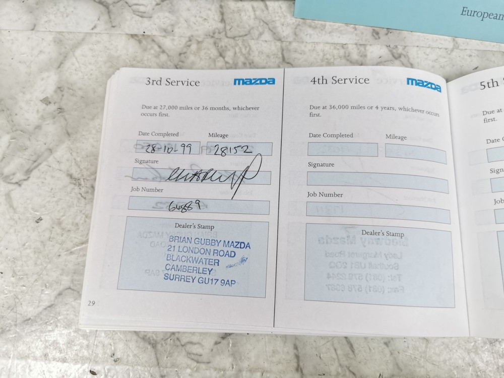 1996 MAZDA 626 OWNERS MANUAL
