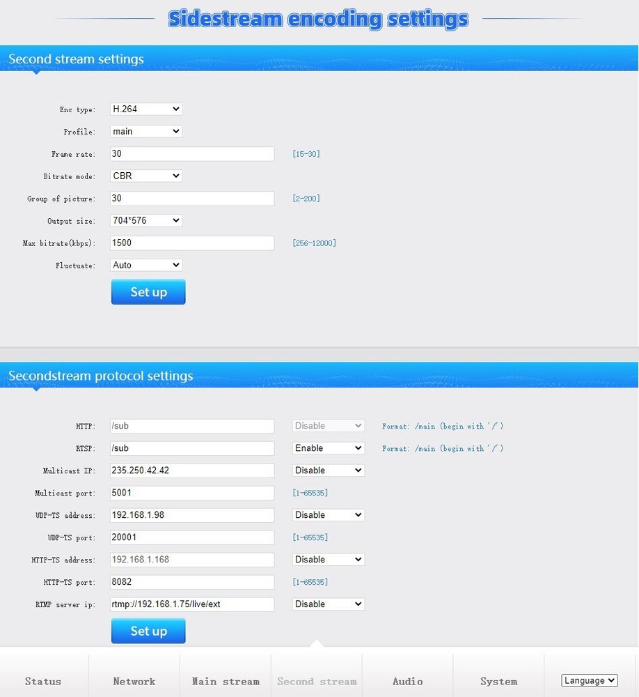 H.265/H.264 HDMI Video Encoder Support RTSP,RTMP,UDP,HTTP TS,ONVIF Protocol