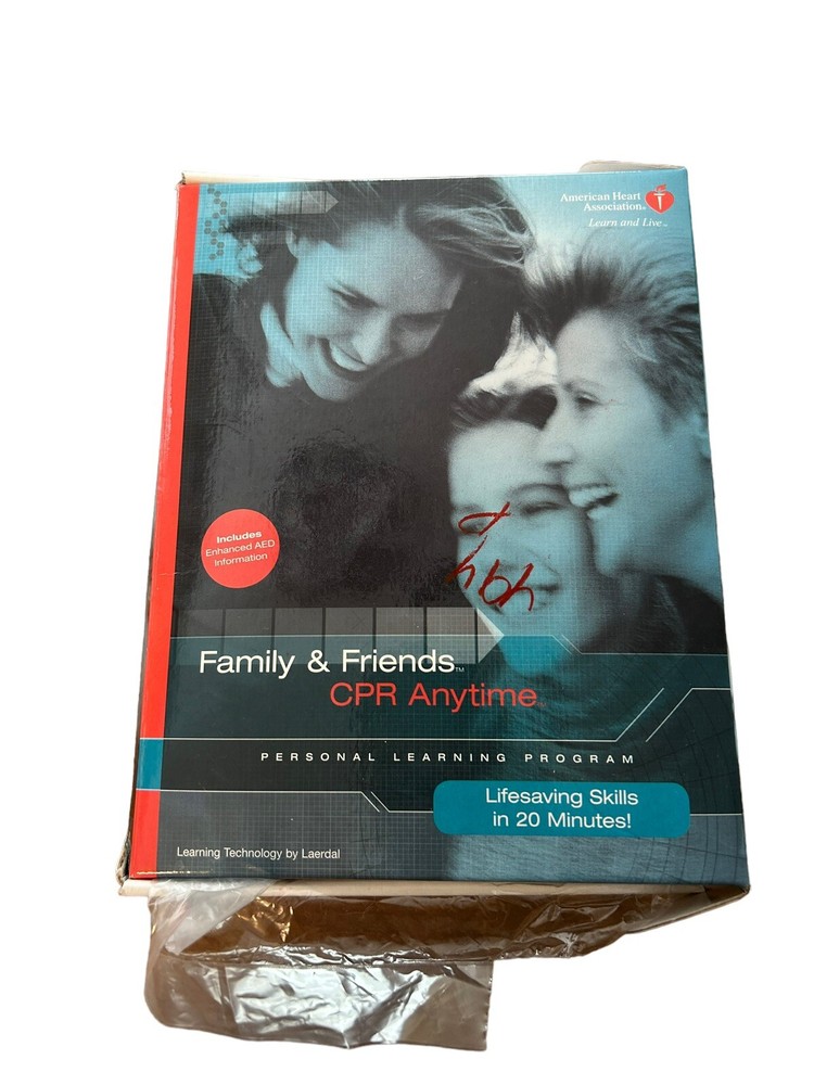 CPR Anytime Family And Friends Personal Learning Program Full Kit