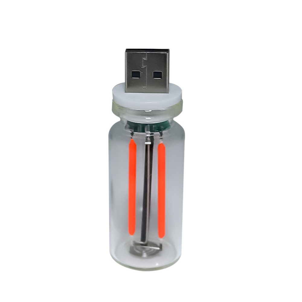 1PCS Blue Touch Control Car USB LED Light Atmosphere Night Light Dimmable New