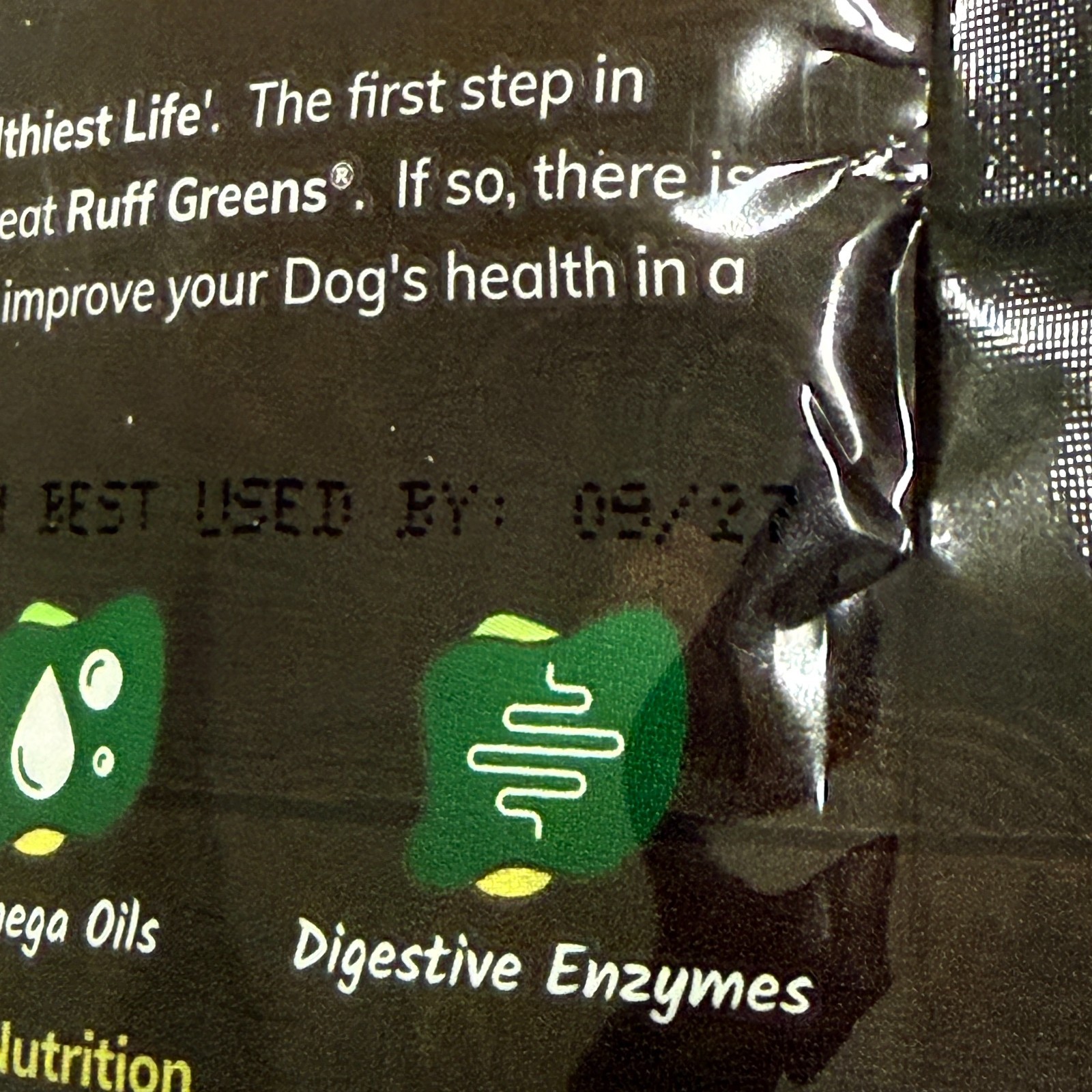 Ruff Greens VitaSmart - Dog Food Topper & Joint Supplement - 2.47oz