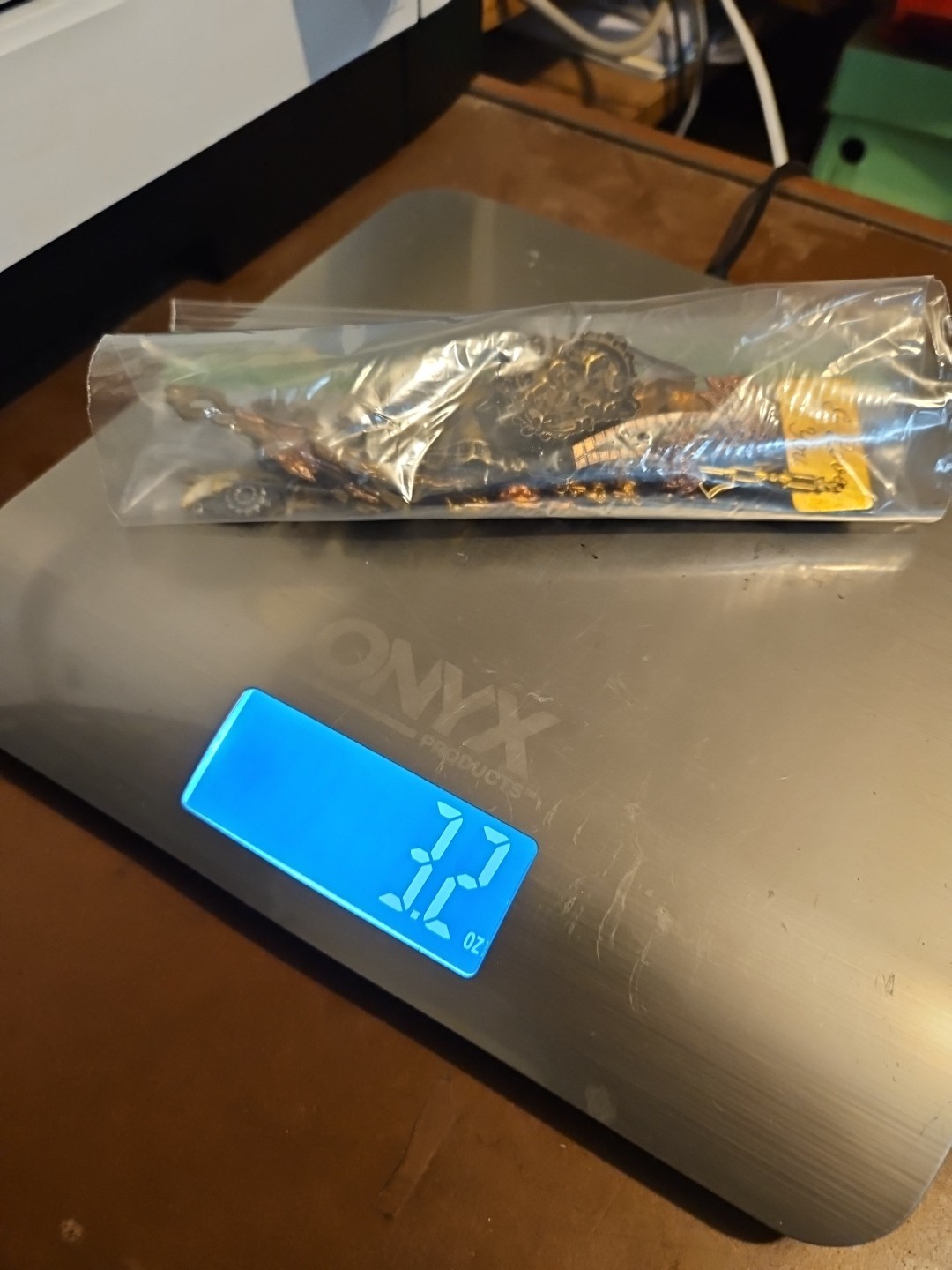 Lot Of 50 Mixed Parts Pcs France Vintage 60s Brass Stampings Findings Jewelry