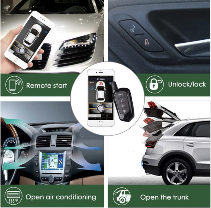 Universal Car Remote Starter Keyless Entry Open Box