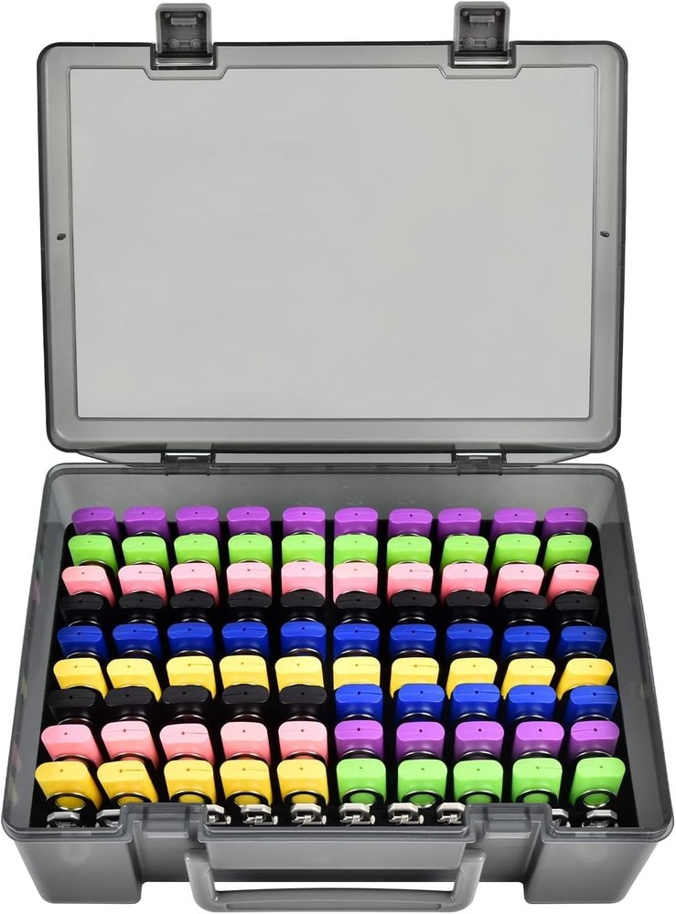 Flash Drive Case USB Memory Stick SD Card Storage Organizer- Holds Grey