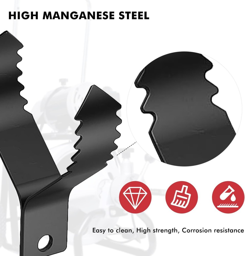 Drill Attachments,8-Piece Drain Cleaner Combination Cutter Heads