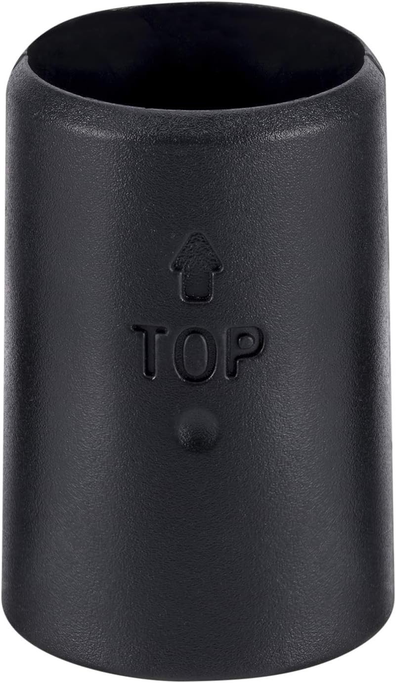 Lightweight Black ABS Wire Shelf Clips – 50-Pack for Strong Shelving Support