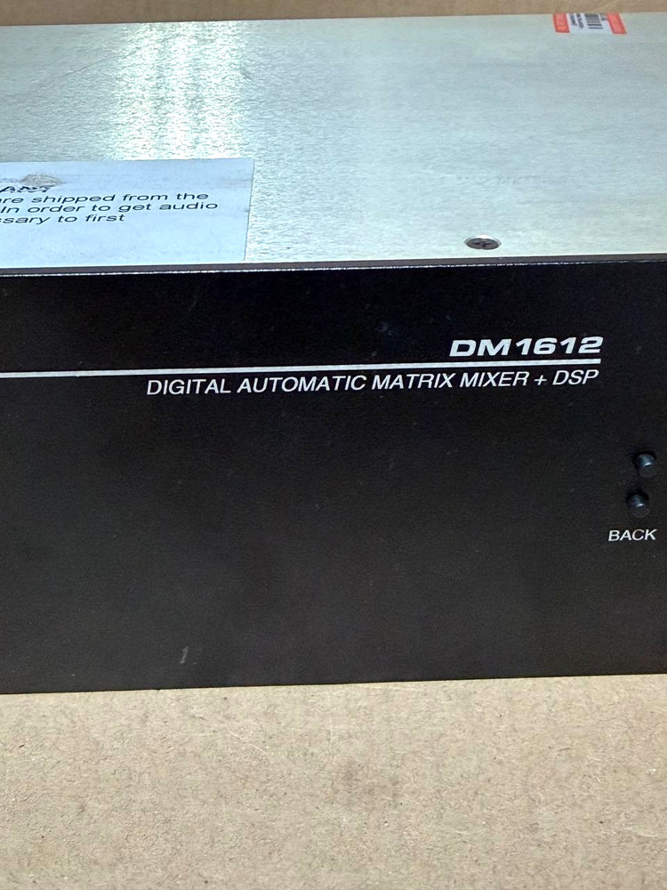 Lectrosonics DM1612 Digital Automatic Matrix Mixer +DPS