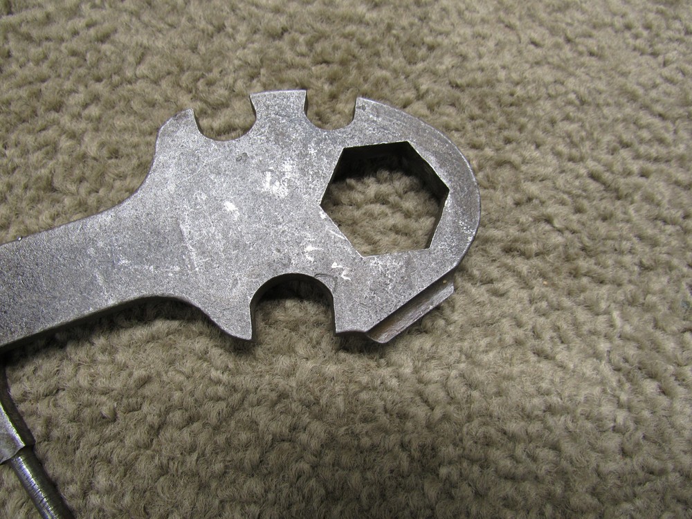 US WW2 Browning Combination Tool Wrench Part # C68334 Marked 30/50 Caliber