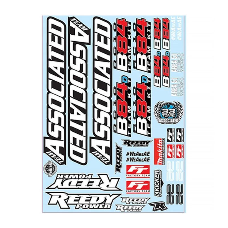Team Associated - RC10B84 Decal Sheet