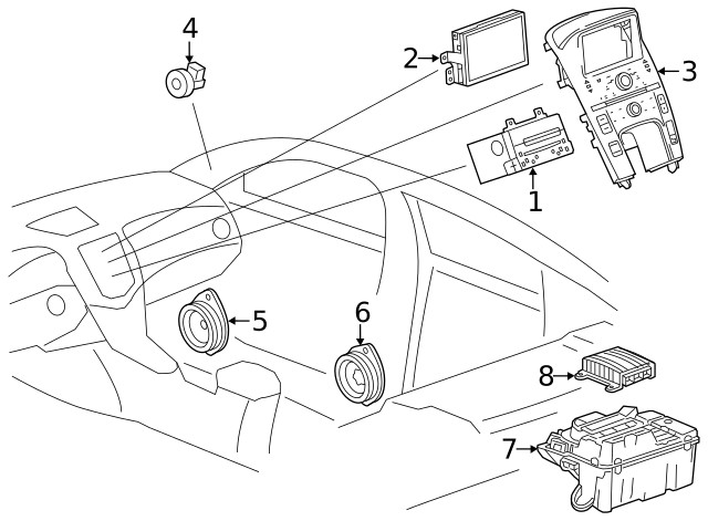 Genuine GM Woofer 20760437