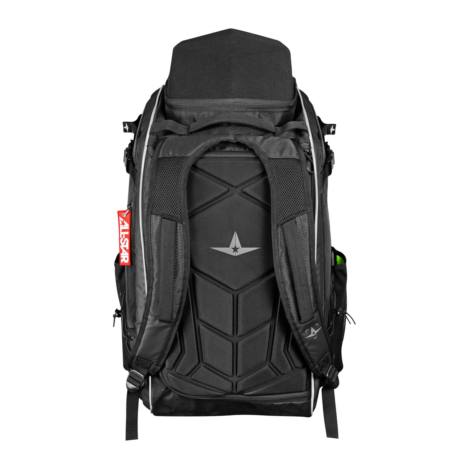 All-Star MVP Dual Hybrid Catcher's Baseball/Softball Backpack Bag - Black