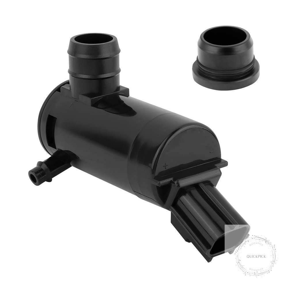 Windshield Washer Pump with Rubber Grommet,Windshield Washer Fluid Pump Replacem