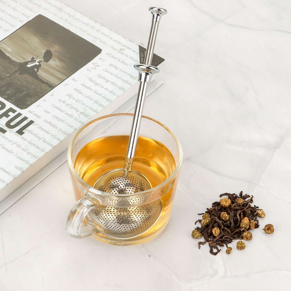 Ball Mesh Tea Infuser Loose Leaf Strainer Spice Filter Herb Steeper Diffuser LOT