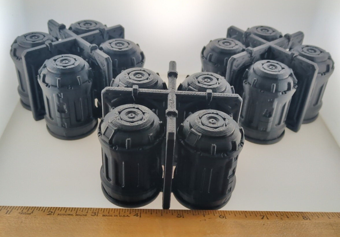 3 canister rack terrain 28mm terrain FAST SHIP|Alternate Wargaming Miniature