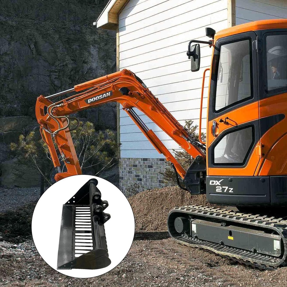 For Mini Excavators 600mm Attachment Screening Skeleton Bucket