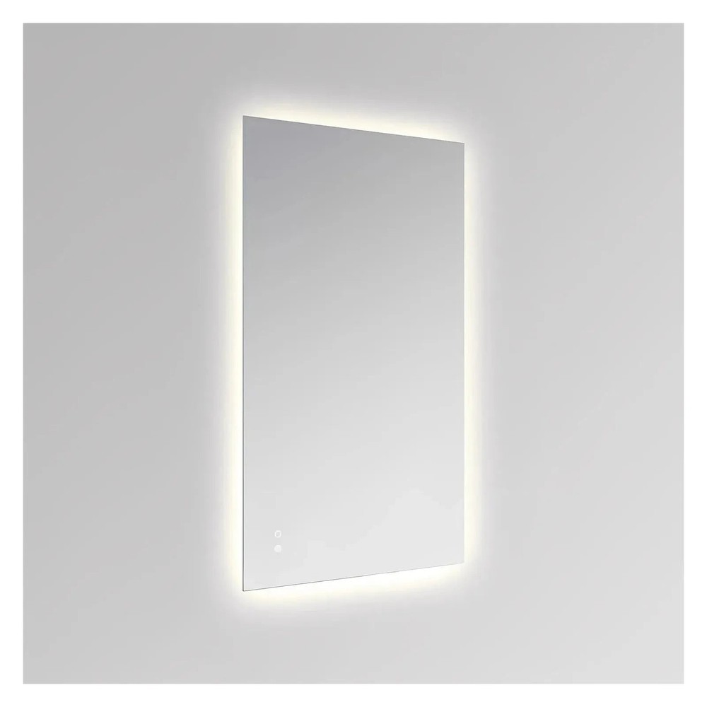 LUXOR LED VANITY SQUARE MIRROR - ADJUSTABLE TEMP. & BRIGHTNESS - 48 x 28
