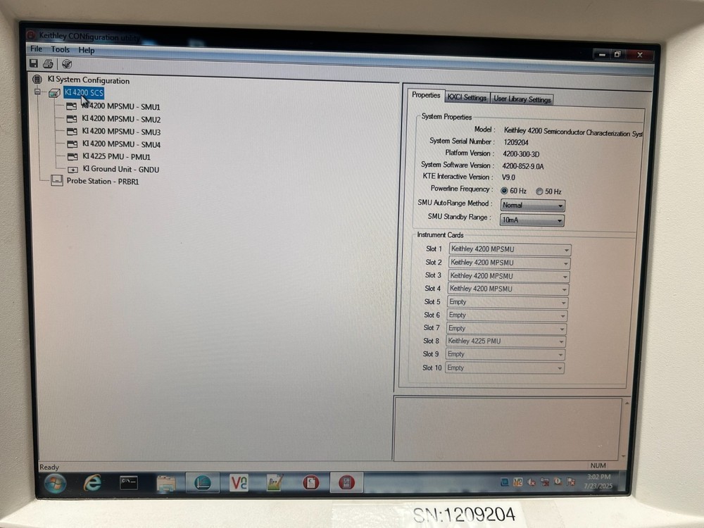 Keithley 4200-SCS Parameter Analyzer 4 SMU & 4225 RPM 4200 PreAmp Loaded Unit