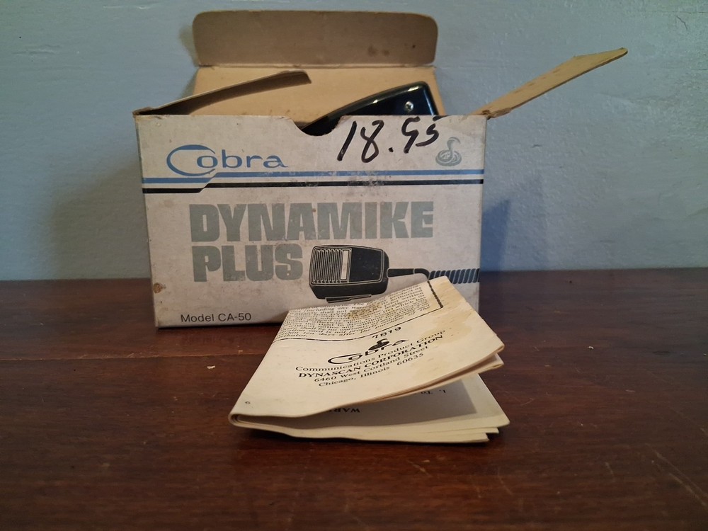 Cobra CB Dynamic 4-Pin Microphone IMP500 UNTESTED