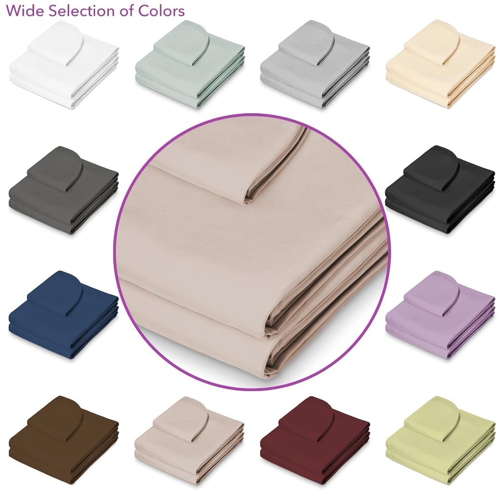Durable Microfiber Massage Bed Cover Set - Fitted and Flat Sheets with Cradle