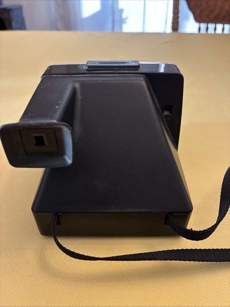Polaroid One Step Land Camera Rainbow Stripe with Strap Vintage - Untested