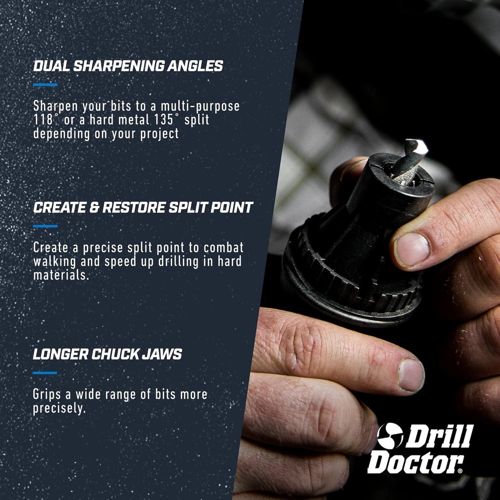 High-Speed Portable Drill Bit Sharpener - For Optimal Performance & Longevity