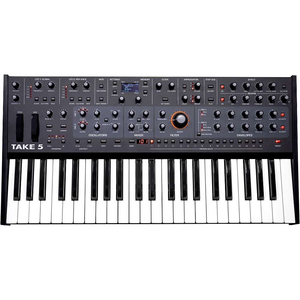 Sequential Take 5 Five-Voice Poly Synthesizer