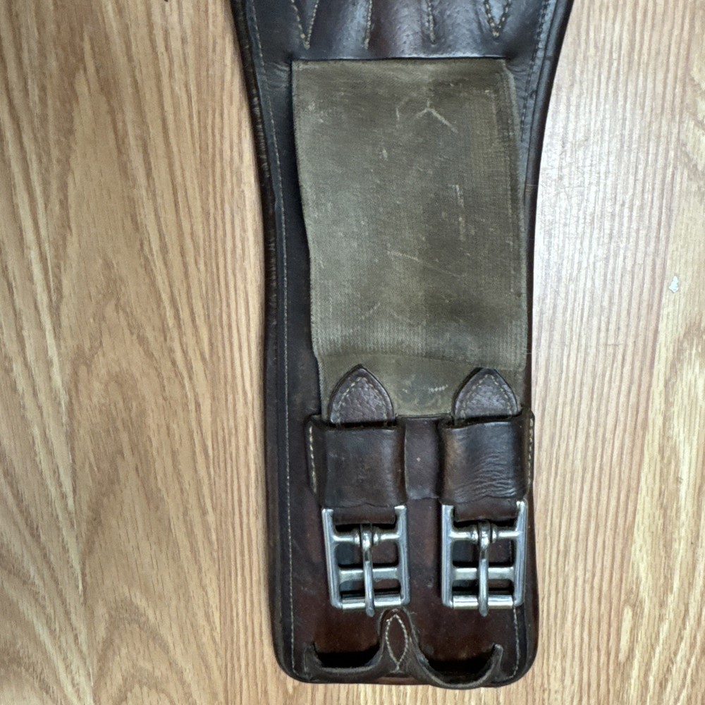 Devoucoux Brown Leather Girth - 70 cm 28"
