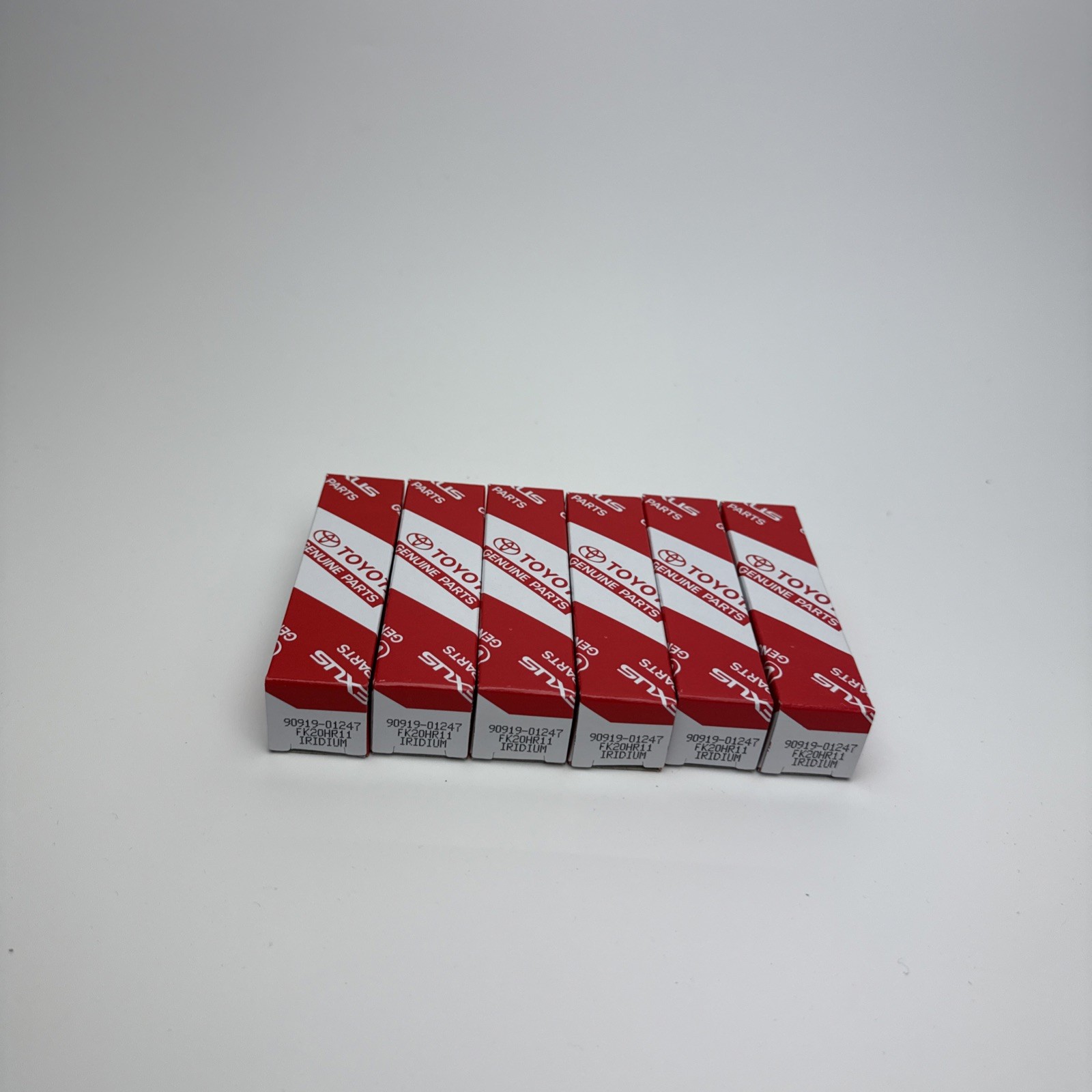 6Pcs OEM Denso Iridium Spark Plugs 90919-01247 FK20HR11 for Sienna Lexus ES350