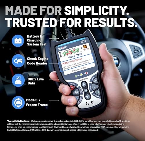 OBD2 Scanner & Engine Code Reader 5210 - Battery Tester - Live Data - Oil Reset