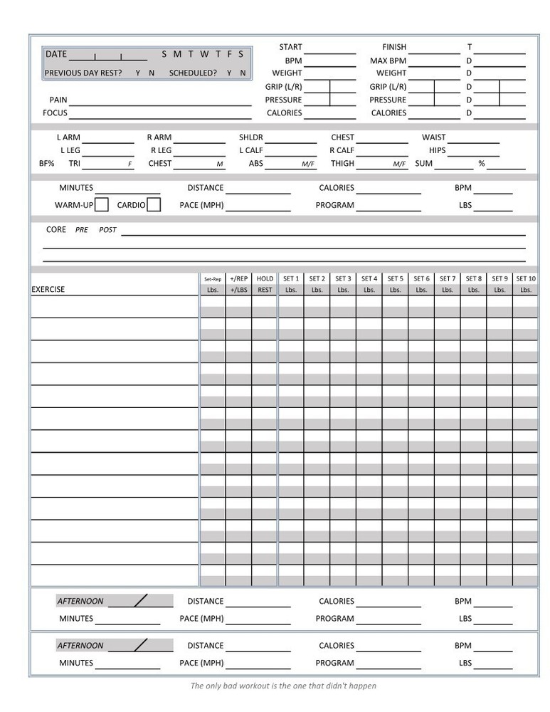 Ultimate Edition Fitness Journal, Workout Record, Progress Tracker, Diary