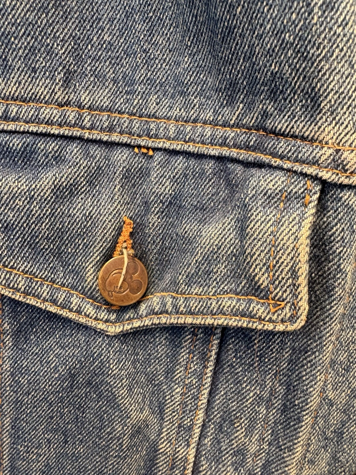 Mickey & Co. VTG Denim Jacket Large Mickey Mouse Embellished Disney Unisex 90