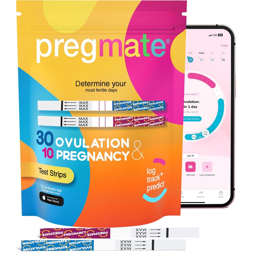30 Ovulation and 10 Pregnancy Test Strips