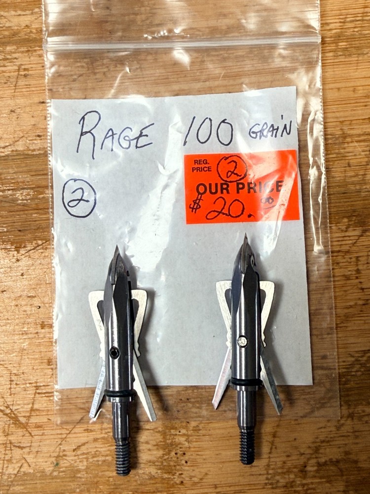 Rage 100 Grain Broadhead 2 Pack