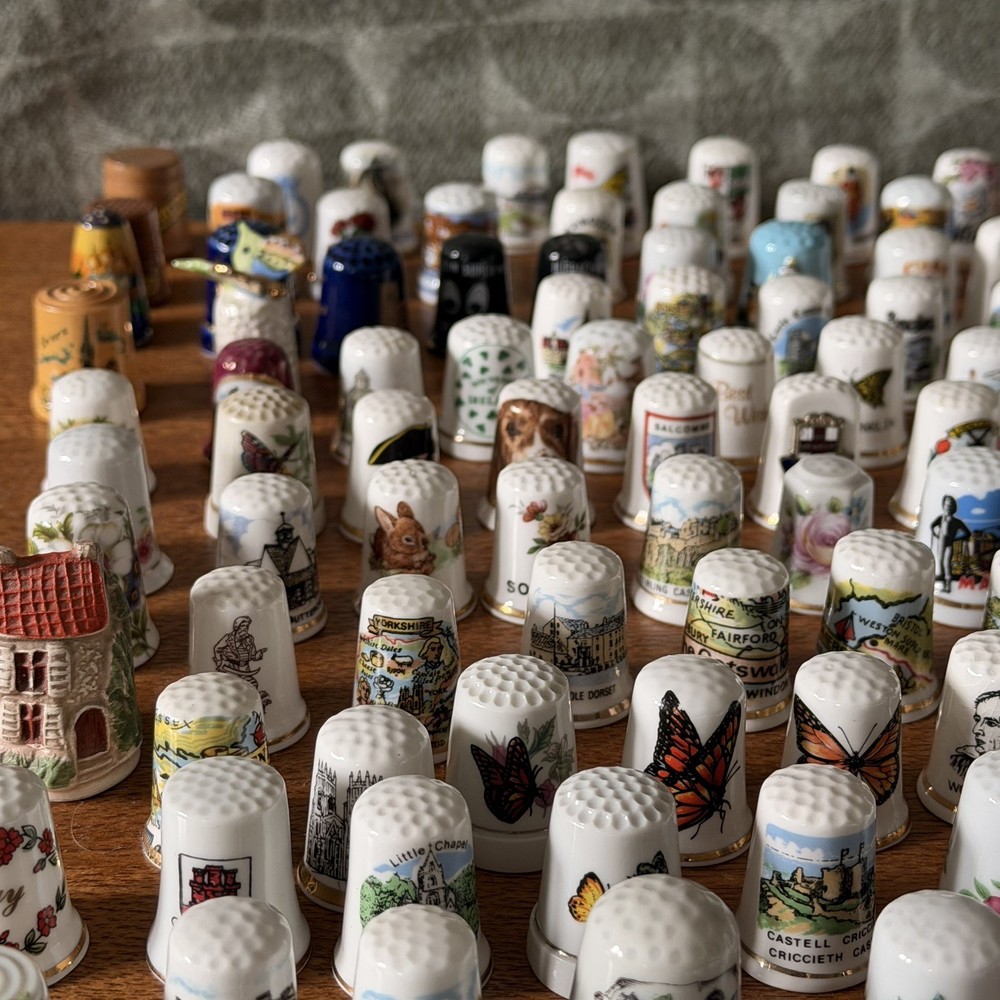 Large Thimble Collection - Over 250 Pieces