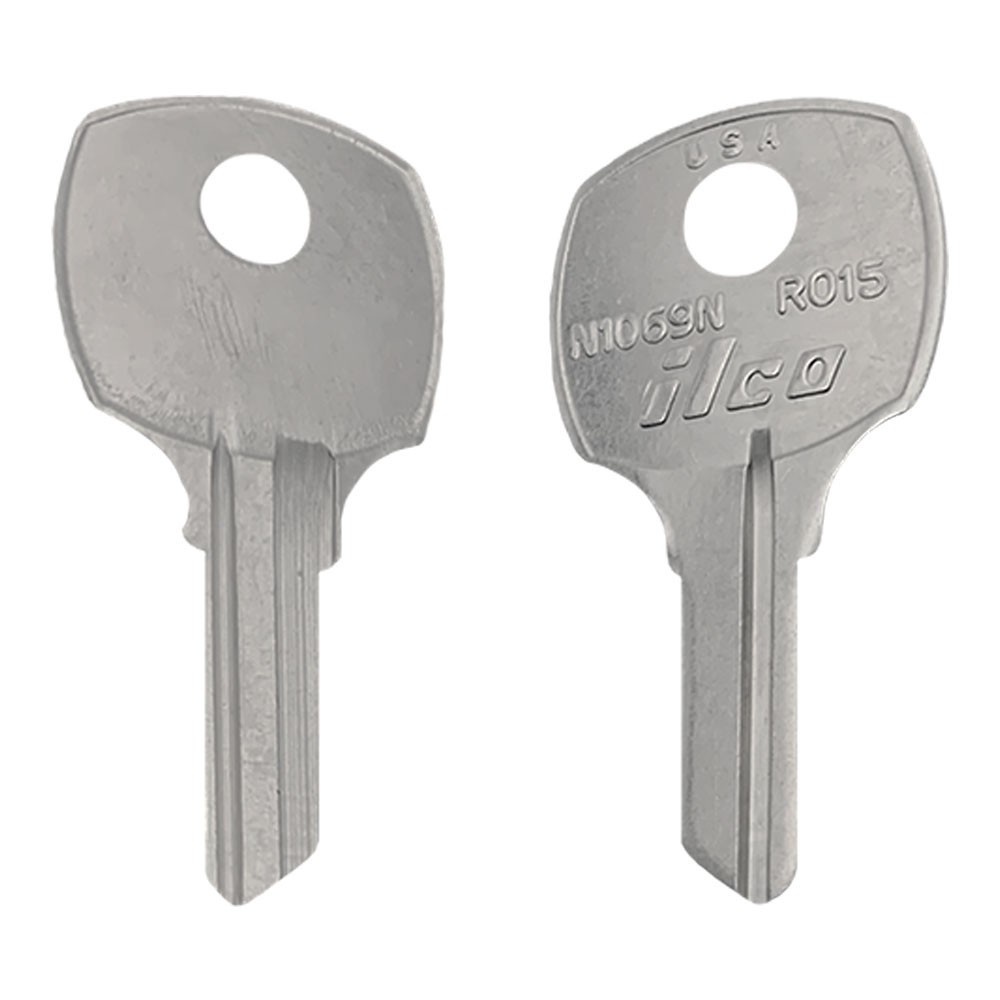 RO15 / N1069N Key Blank Nickel