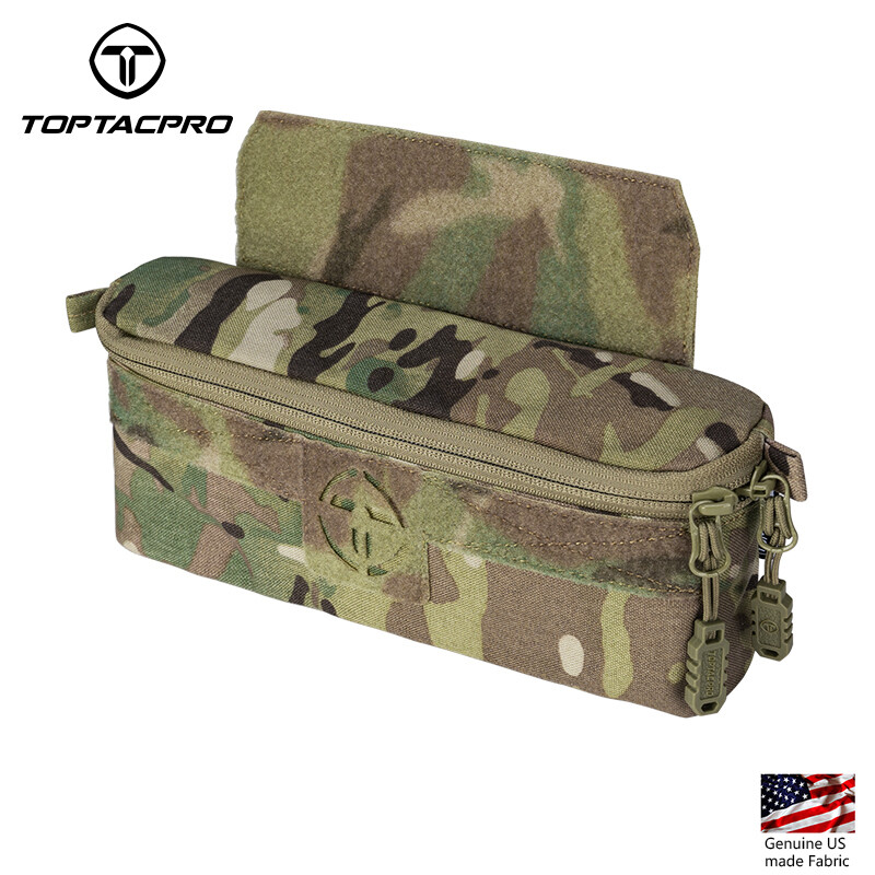 TOPTACPRO Tactical Dump Pouch Ferro Style Drop Pouch Hook&Loop D3 JPC FCPC MK4