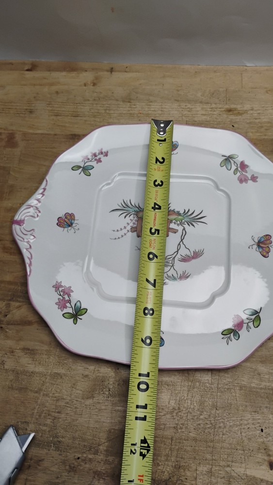Spode Pearl River Williamsburg 11.5" Cake Plate ~~ Pristine Condition ~~