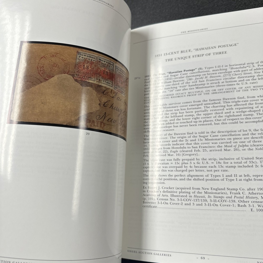 Complete 3 Vol Honolulu Advertiser Collection Hawaii Stamp Auction Catalog Set