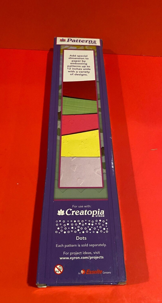 Xyron Patternz Full Emboss Rollers for Creatopia, Dots Design