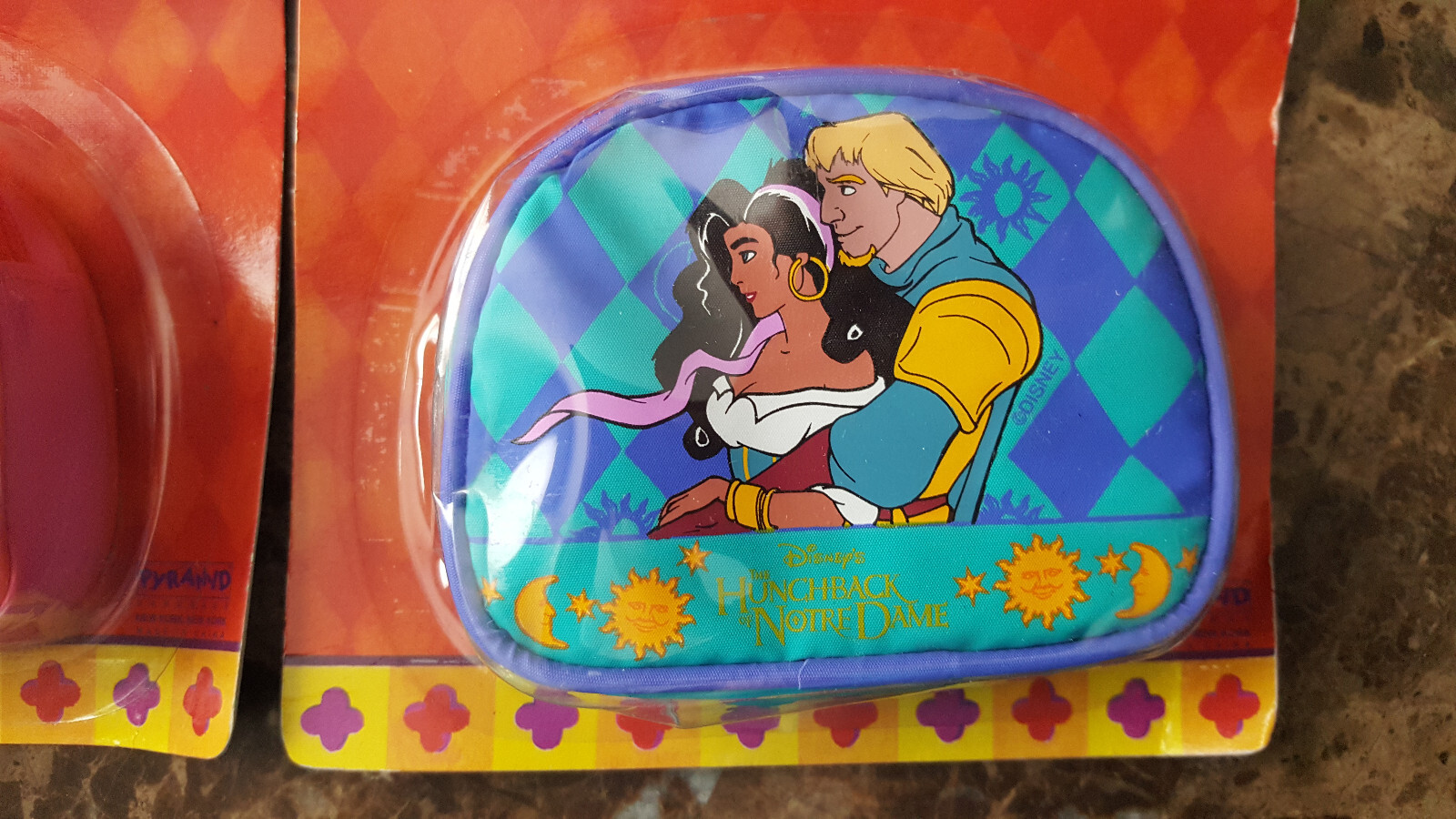 VTG Disney The hunchback of Notre dame 2 Coinpurses by Pyramid Handbags, NEW