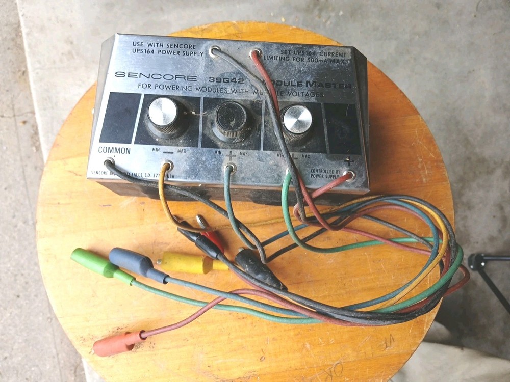 Sencore 39G42  Module Master Bench Top Component Tester, Tube Resistor Capacitor