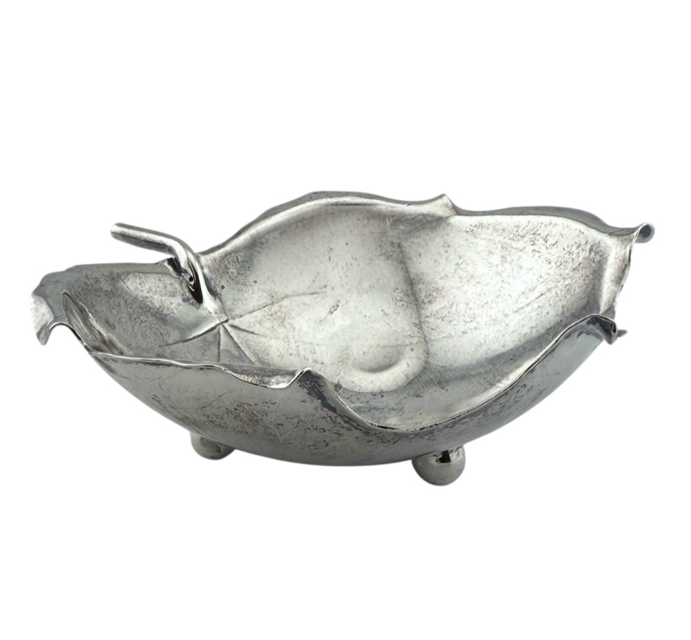 Vintage Sciarotta Sterling Silver Leaf Dish #15