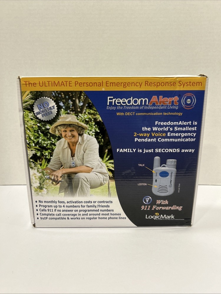LogicMark 35911 Freedom Alert Emergency System DECT Technology