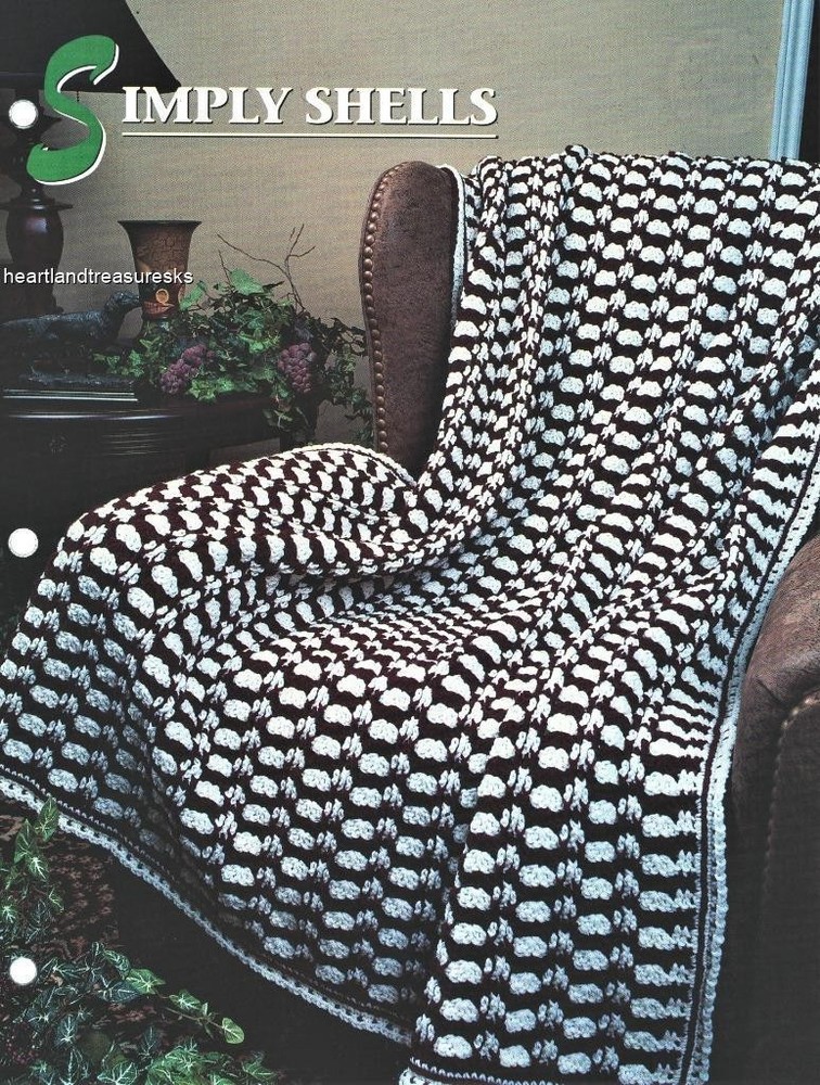Simply Shells  Annie's Attic Crochet Afghan Pattern Page