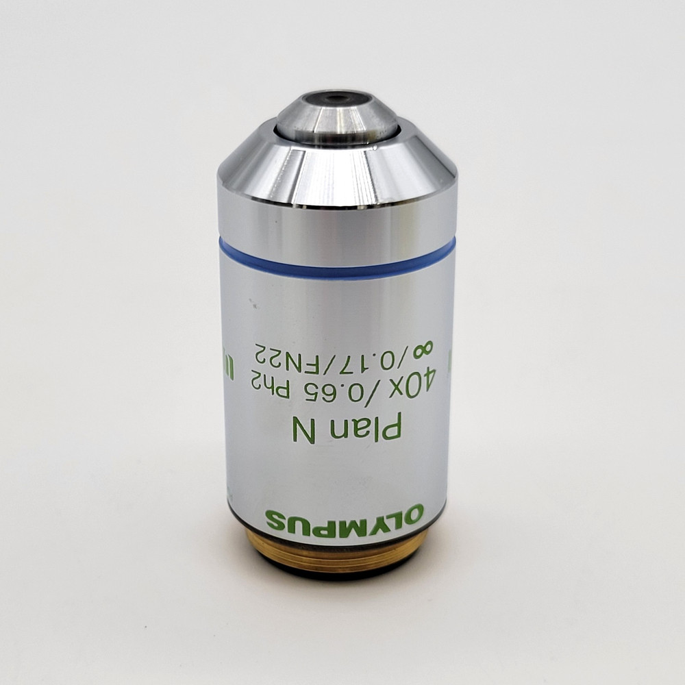 Olympus Objective Microscope Plan N 40x Ph2 Phase Contrast