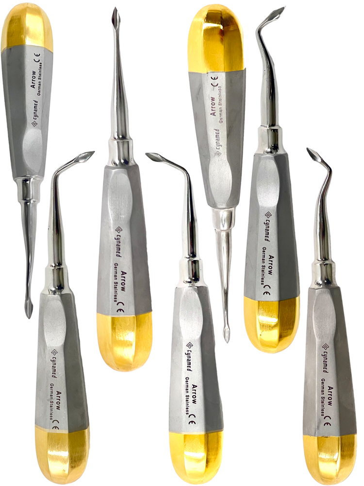 GERMAN DENTAL TOOTH SURGERY SPADE CONCAVE ROOT TIP ELEVATOR DENTAL ELEVATORS